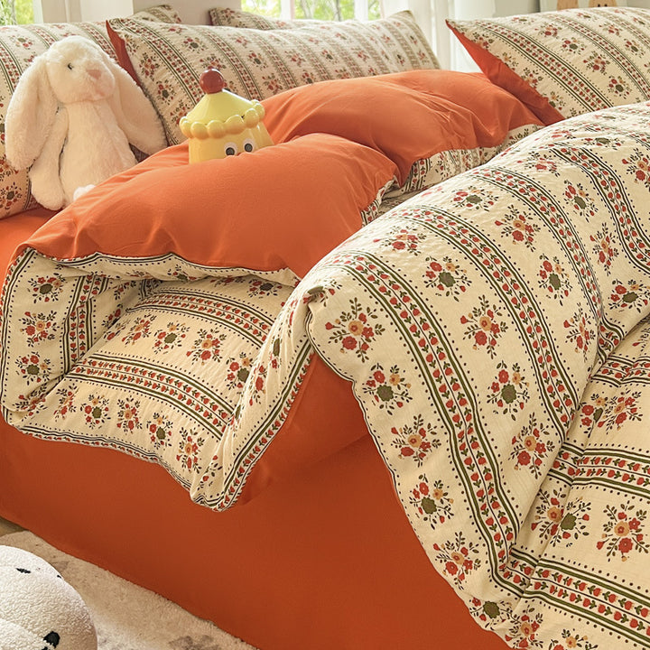 Soft Cotton Cartoon Bedding Set