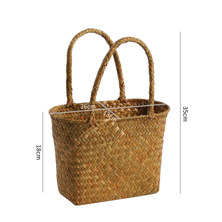 Handwoven Decorative Carry Basket
