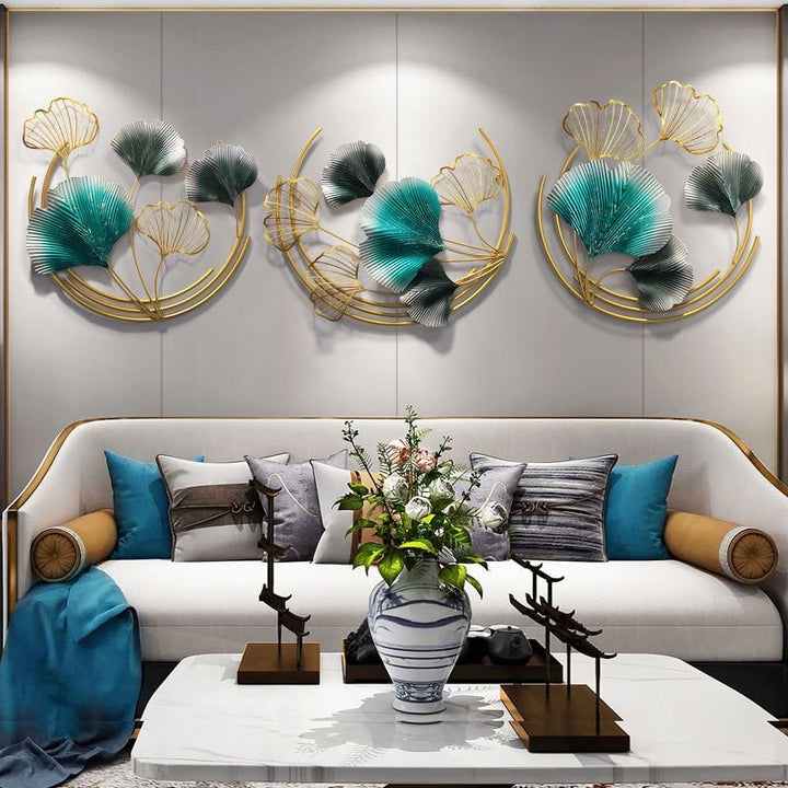 Elegant Botanical Metal Wall Art