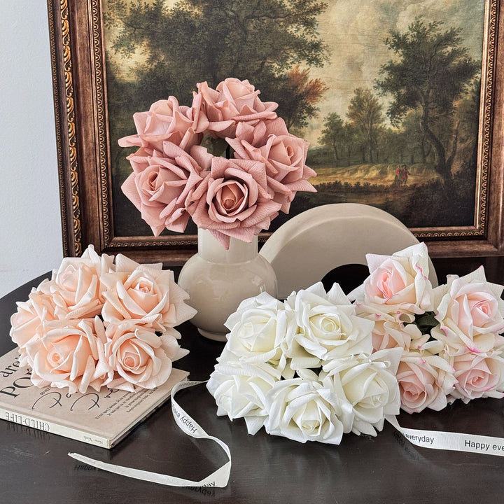 Faux Silk Rose Bouquet