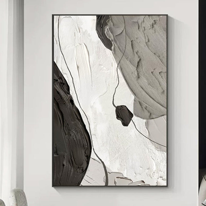 Abstract Minimalist Framed Canvas Art