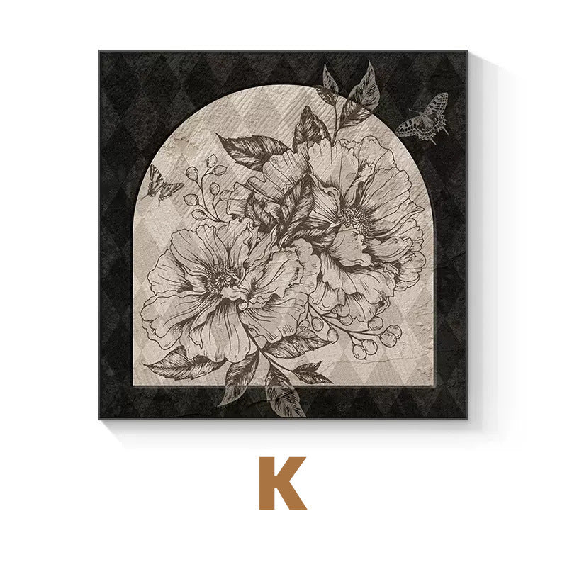 Decorative Floral Framed Artwork