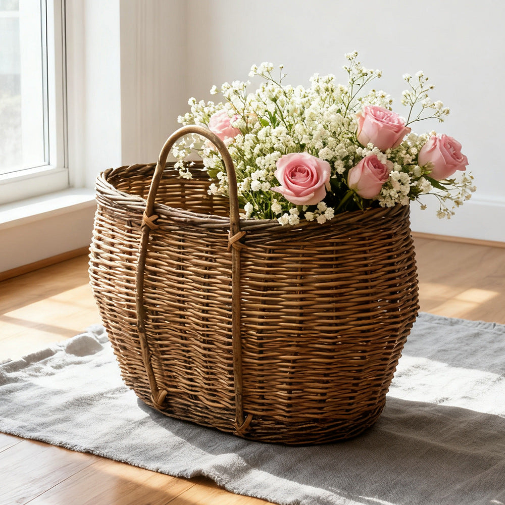 Rustic Handwoven Basket