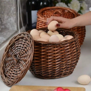 Handcrafted Woven Storage Basket