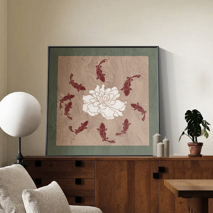 Framed Botanical Leaf Wall Art
