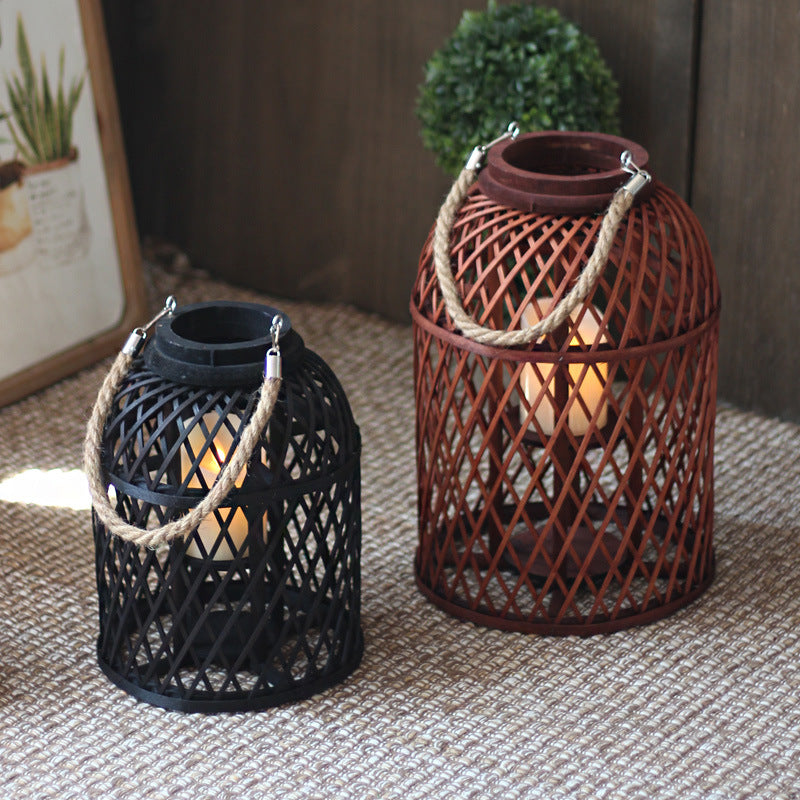 Handcrafted Rattan Lamp