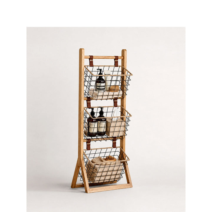 Multifunctional Wire Basket Stand