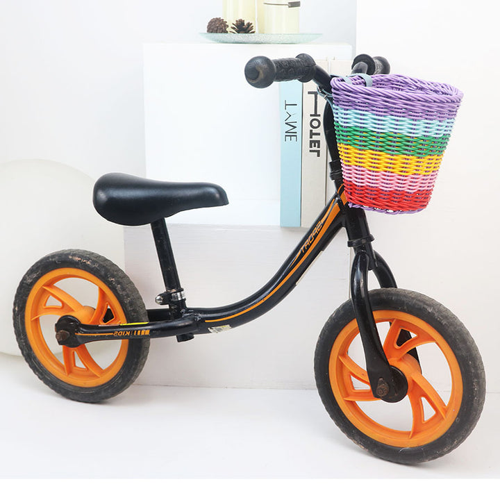 Balance bike with basket