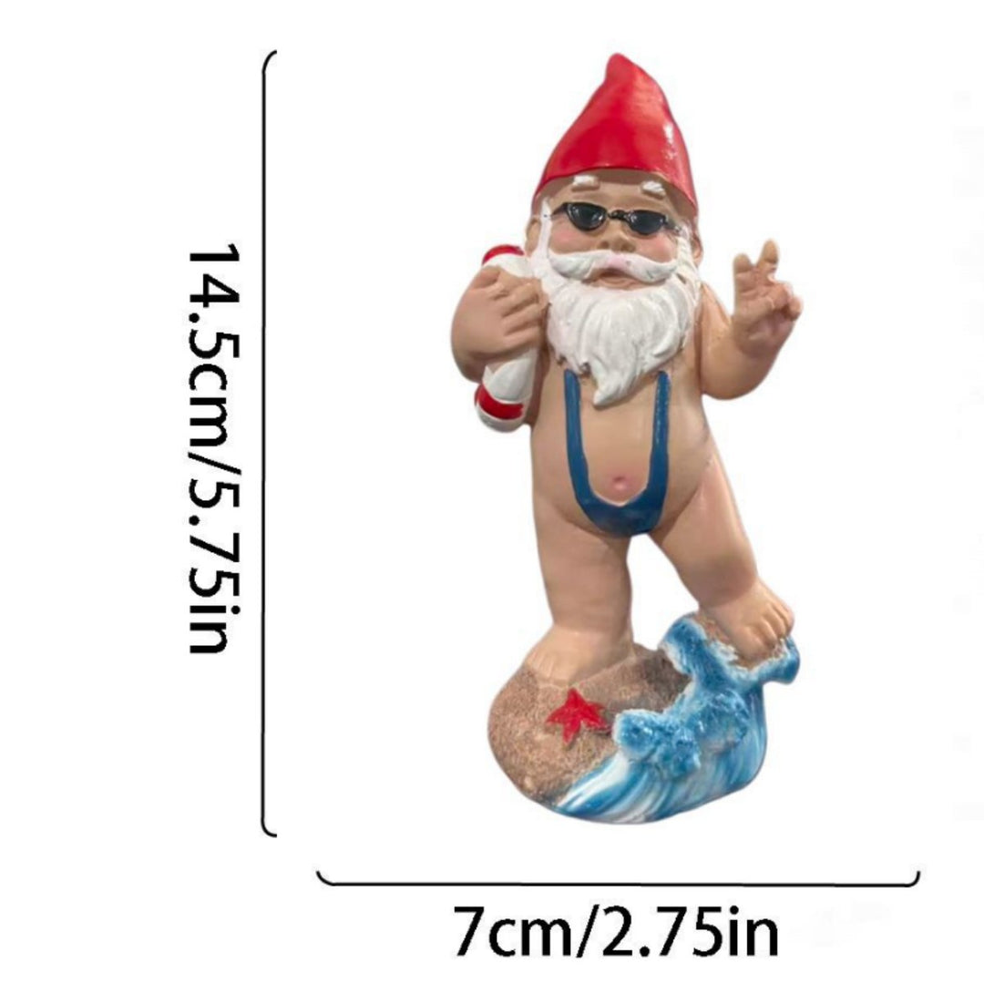 Whimsical Beach Gnome Figurine