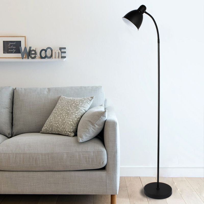 Modern Arc Floor Lamp with Adjustable Shade