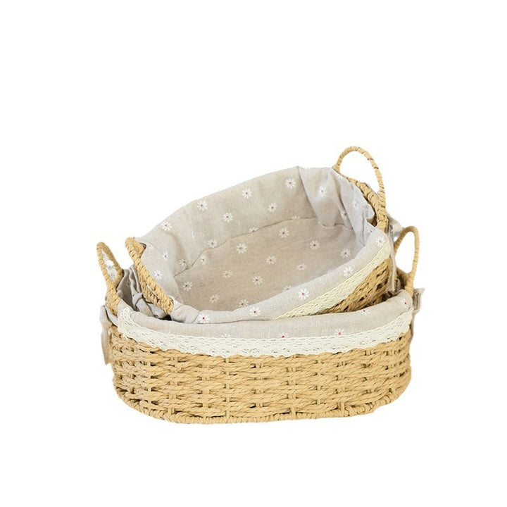 Rectangular Woven Storage Baskets