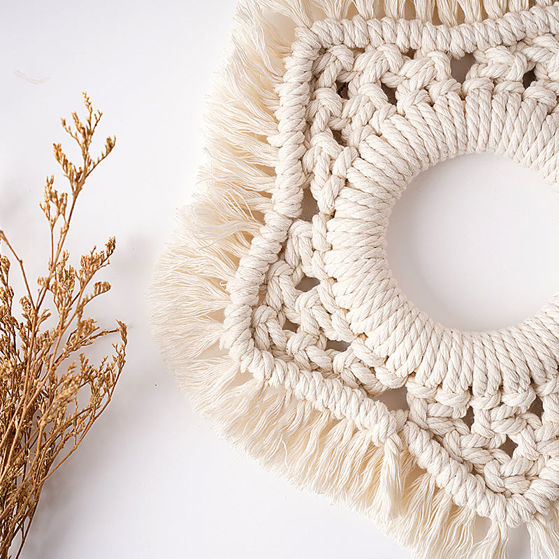 Star-Shaped Macrame Wall Decor