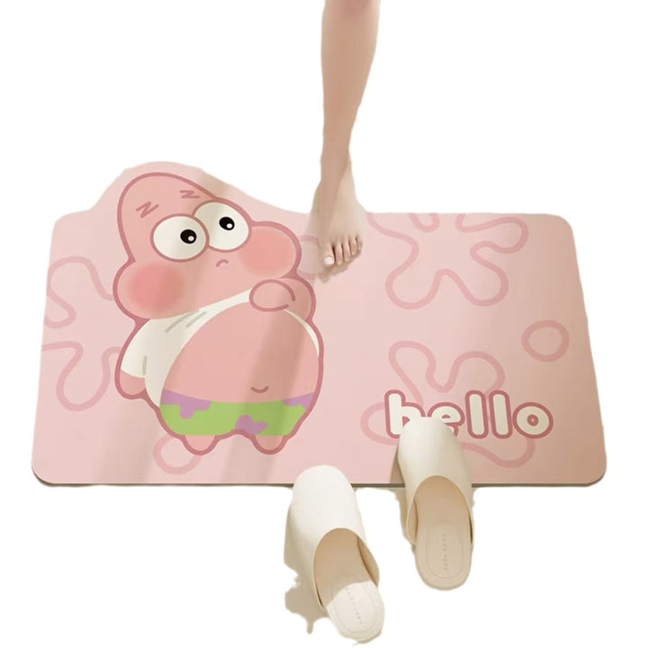 Cartoon Character Themed Bath Mat