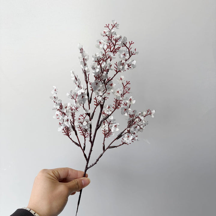 Decorative artificial flower branch