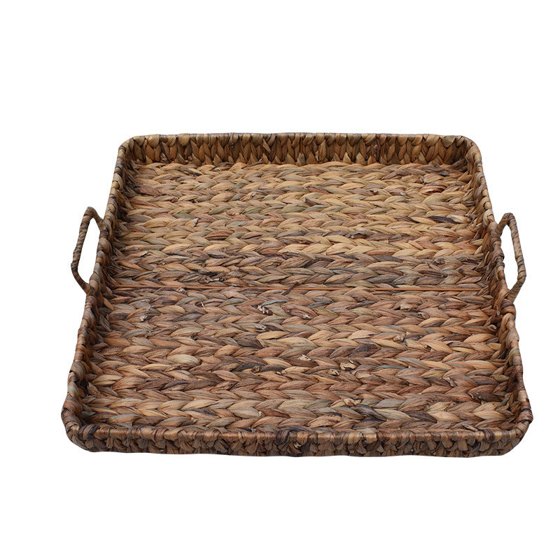Woven Serving Tray Set