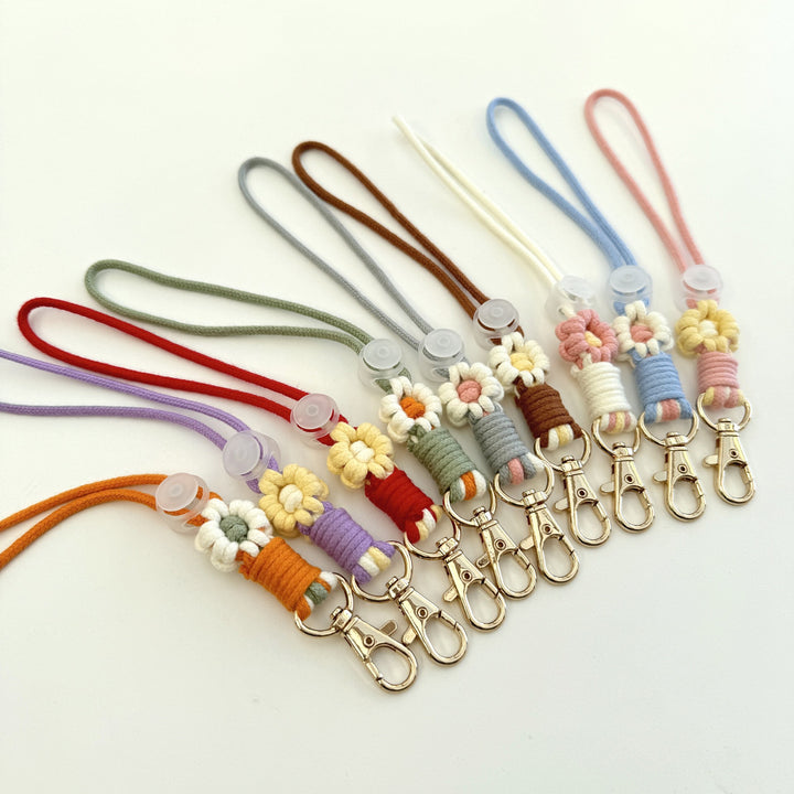 Decorative Flower Keychain Holder