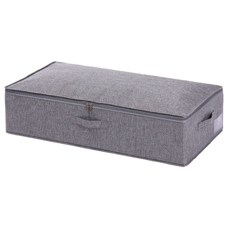 Practical storage box with removable lid and carrying handles
