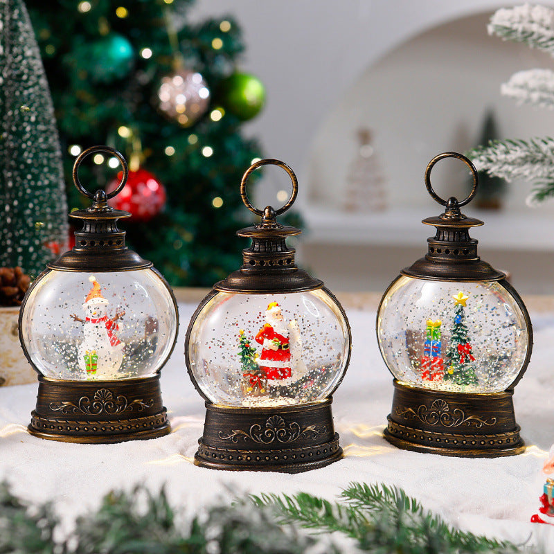 Decorative Snow Globe Lantern