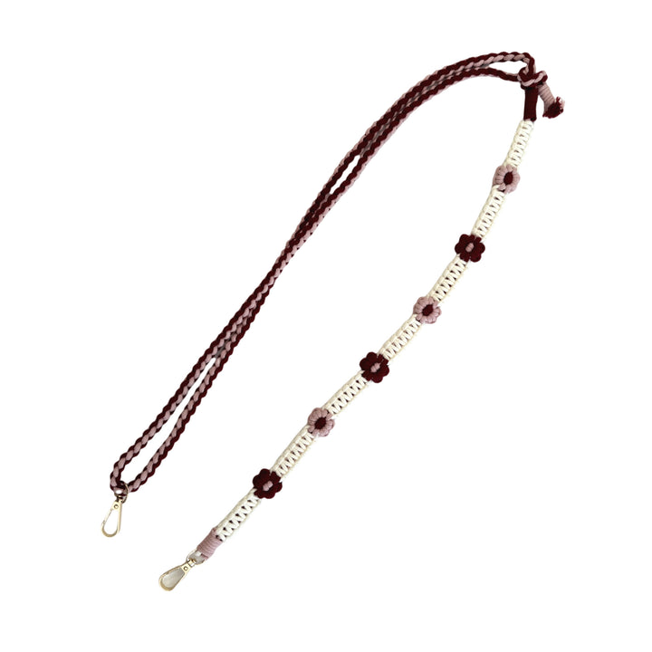 Floral Macrame Eyewear Chain