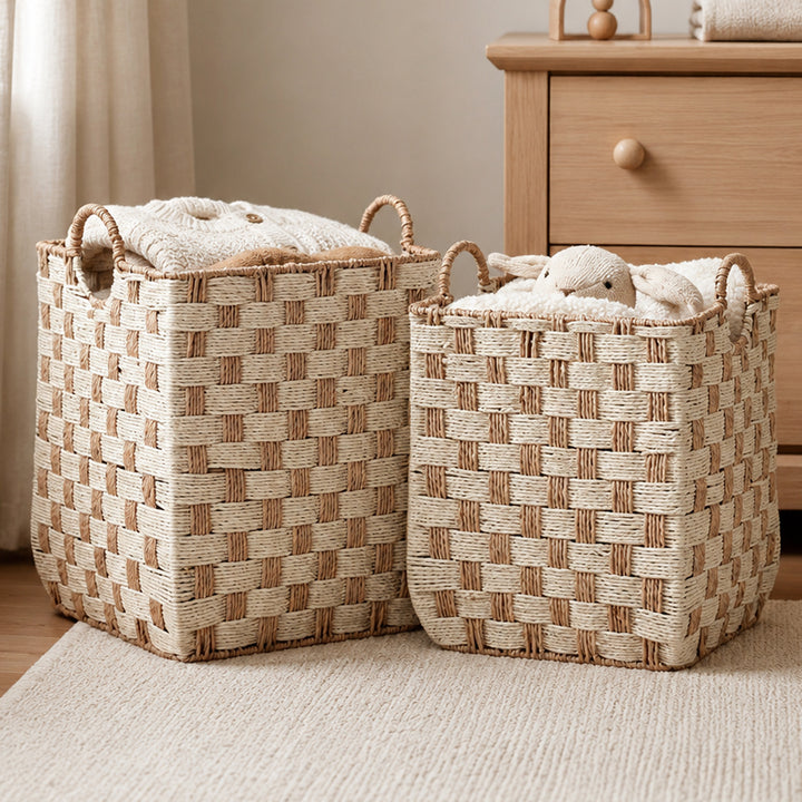 Decorative storage basket