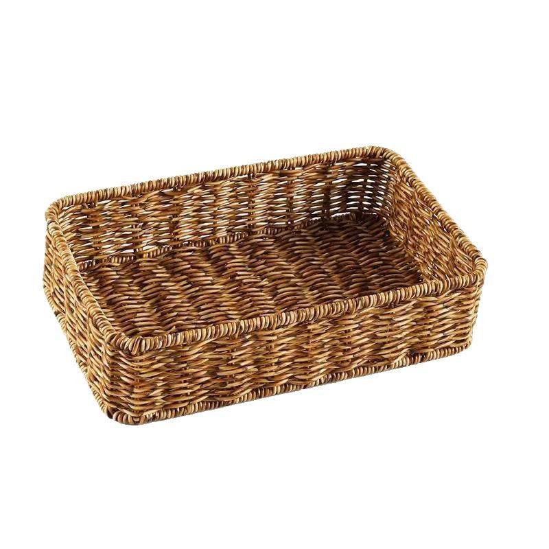 Rectangular Woven Storage Tray