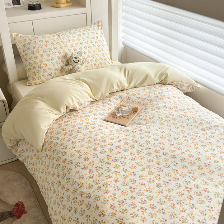 Polka Dot Patterned Duvet Cover Set