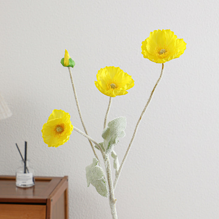 Decorative Art Poppy Bouquet