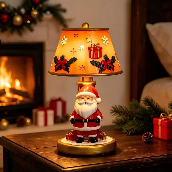 Decorative table lamp in reindeer design