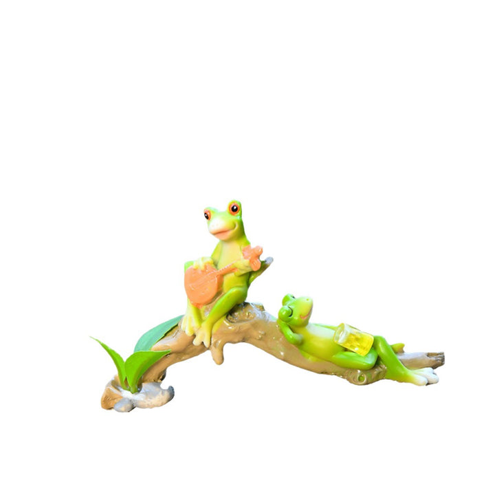 Whimsical Frog Figurine