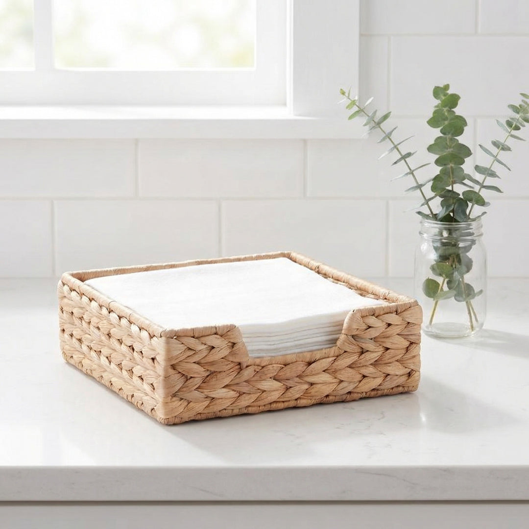Rustic design storage basket