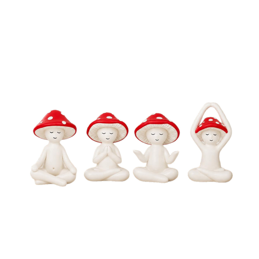 Playful Zen Garden Decor Figure Set