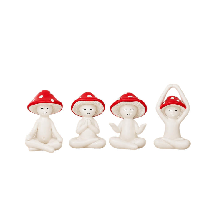 Playful Zen Garden Decor Figure Set