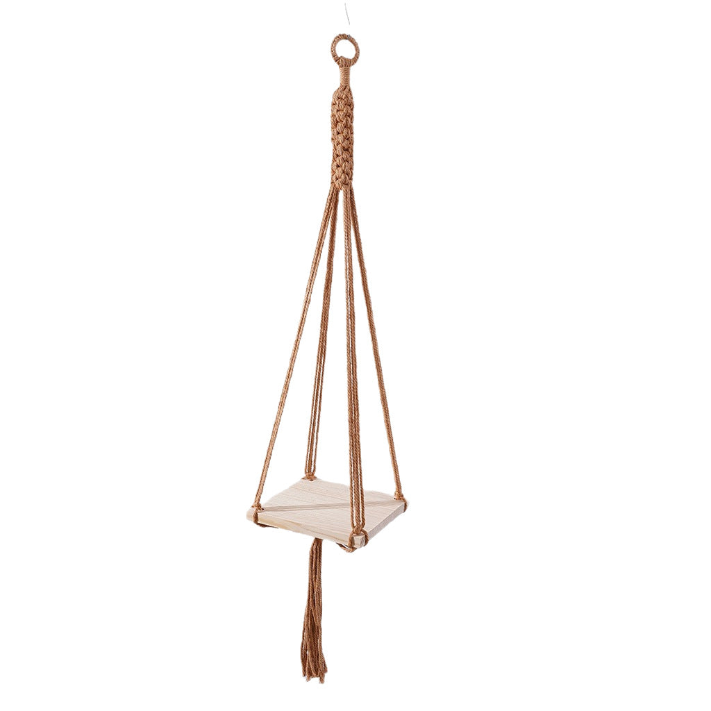 Macrame Plant Hanging Shelf