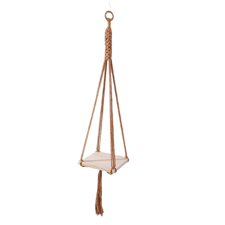 Macrame Plant Hanging Shelf