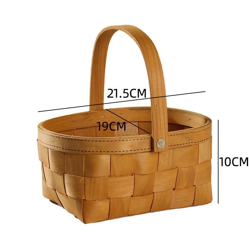 Handcrafted Natural Woven Storage Basket
