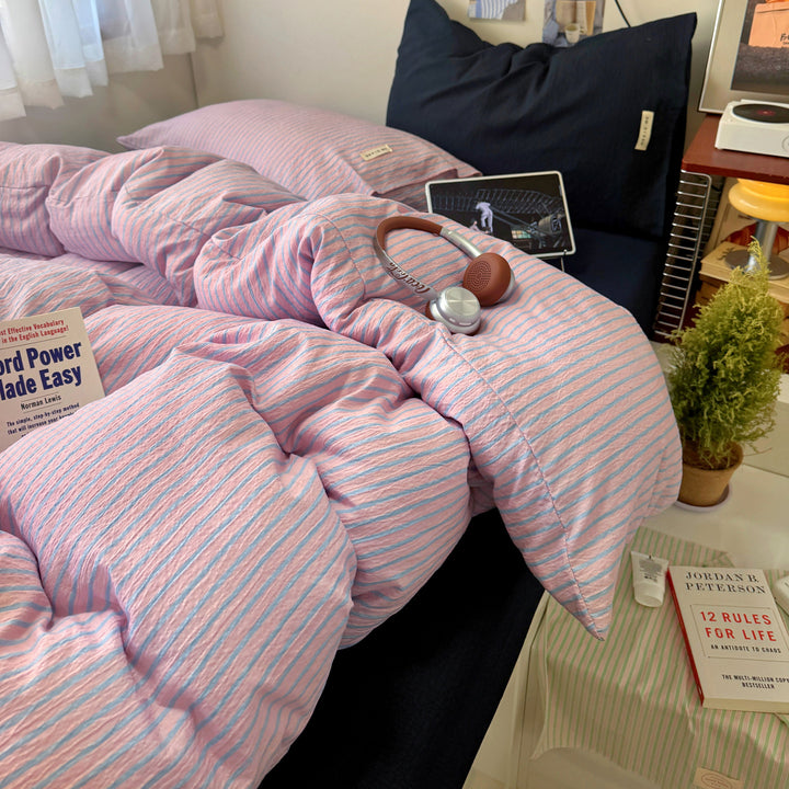 Striped Lightweight Comforter Set