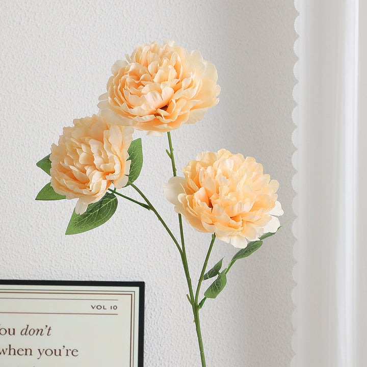 Elegant Artificial Peony Bouquet