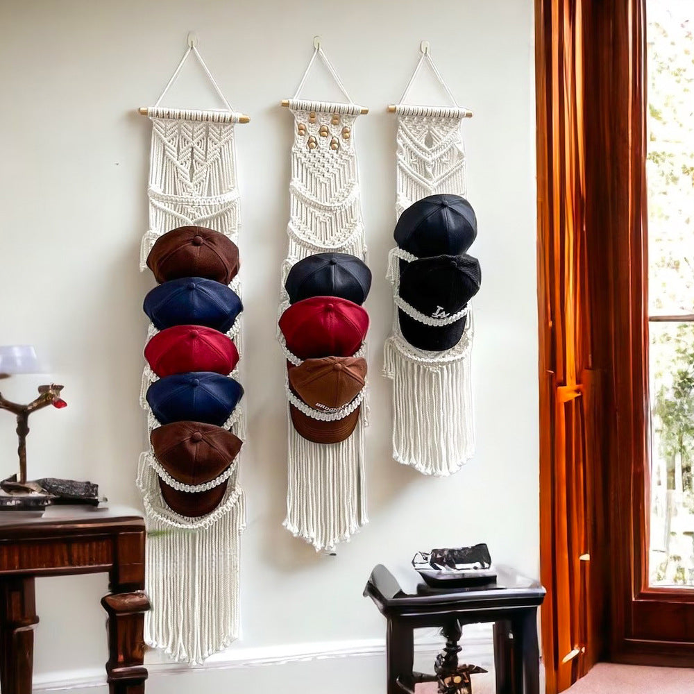 Macramé Wall Hanging with Intricate Pattern