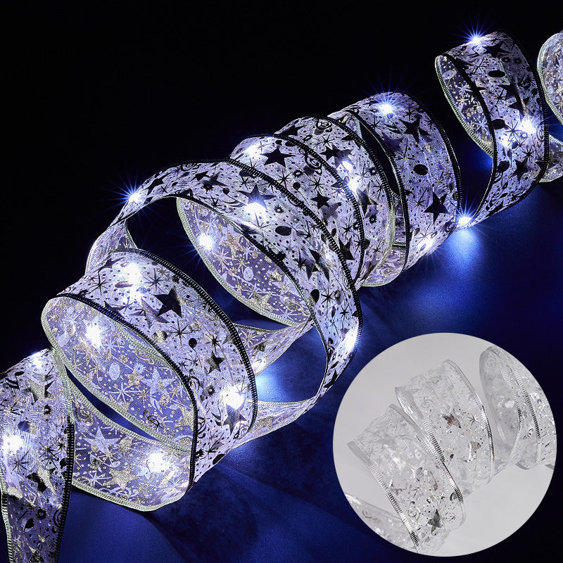 LED Decorative Ribbon with Festive Design