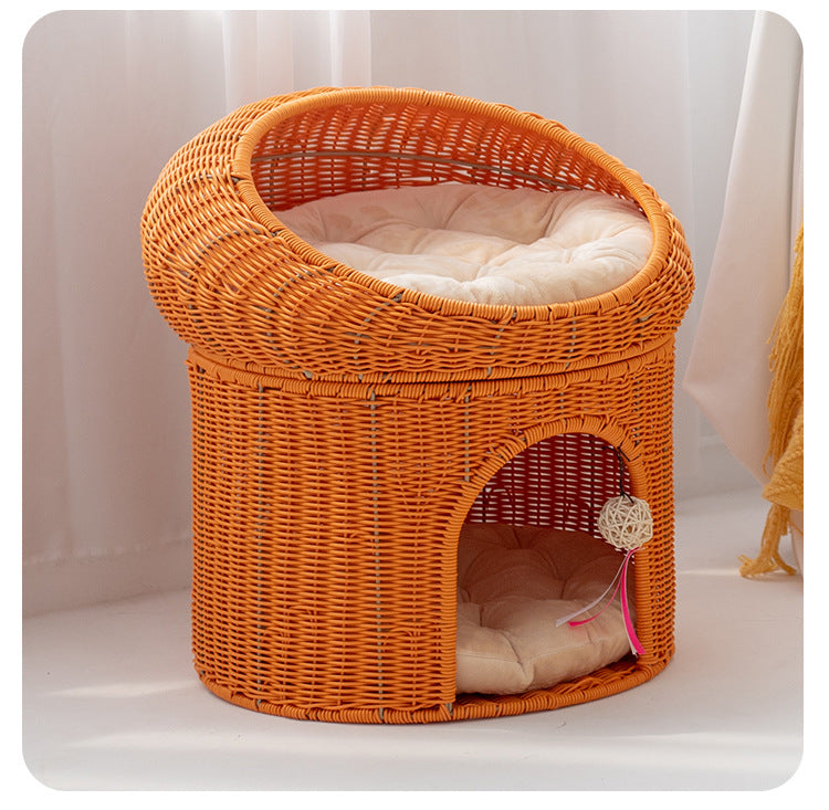 Cat furniture with integrated sleeping area