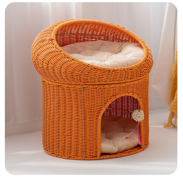Cat furniture with integrated sleeping area