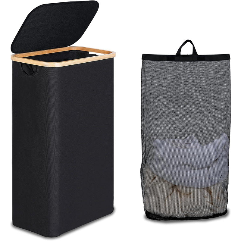 High-quality laundry container with removable inner bag