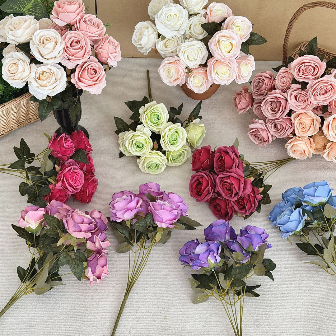 Realistic Rose Bouquet for Home Display