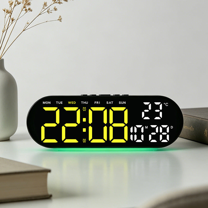 Digital Multi-Function Alarm Clock with Temperature Display