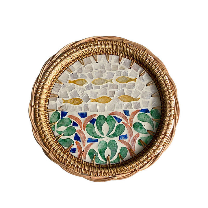 Decorative Mosaic Serving Plate