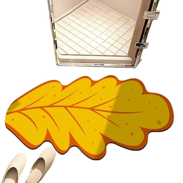 Leaf-Shaped Bath Mat