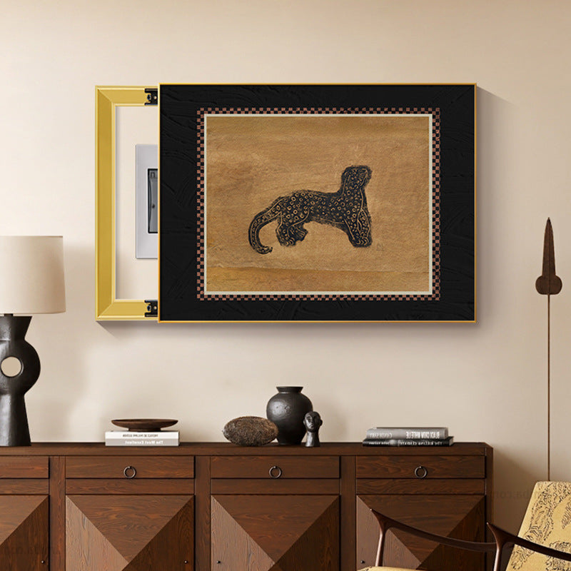 Decorative Bird Silhouette Framed Art