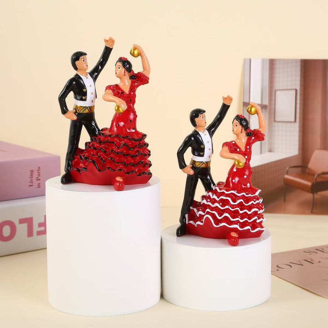 Dance figure in Spanish style