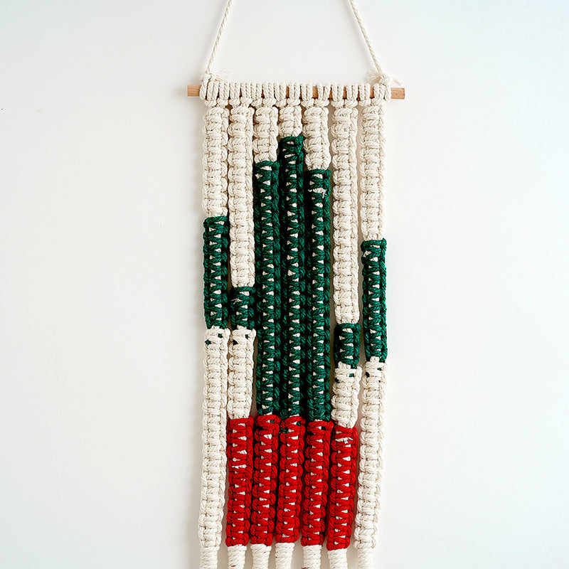 Macramé Desert Cactus Wall Hanging Decor