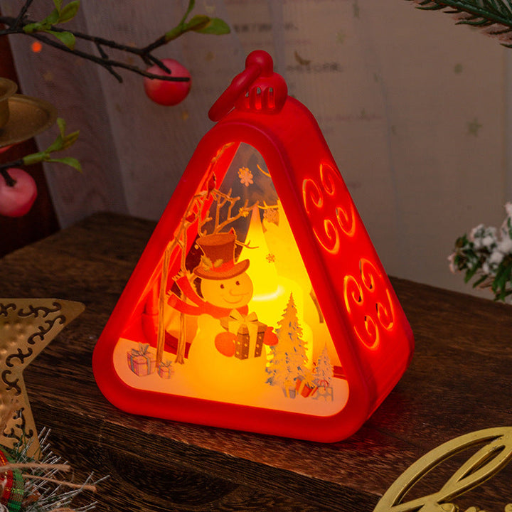 Cheerful decorative lantern